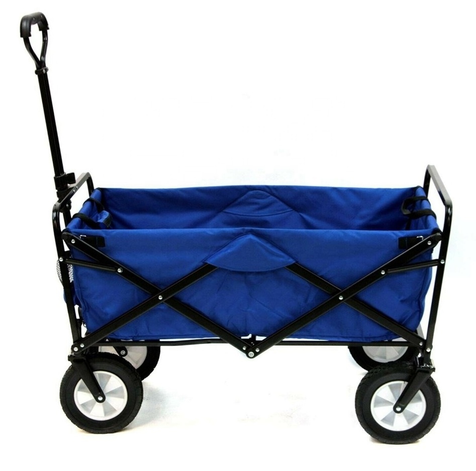 Easy transport 4 wheels push folding wagon cart outdoor