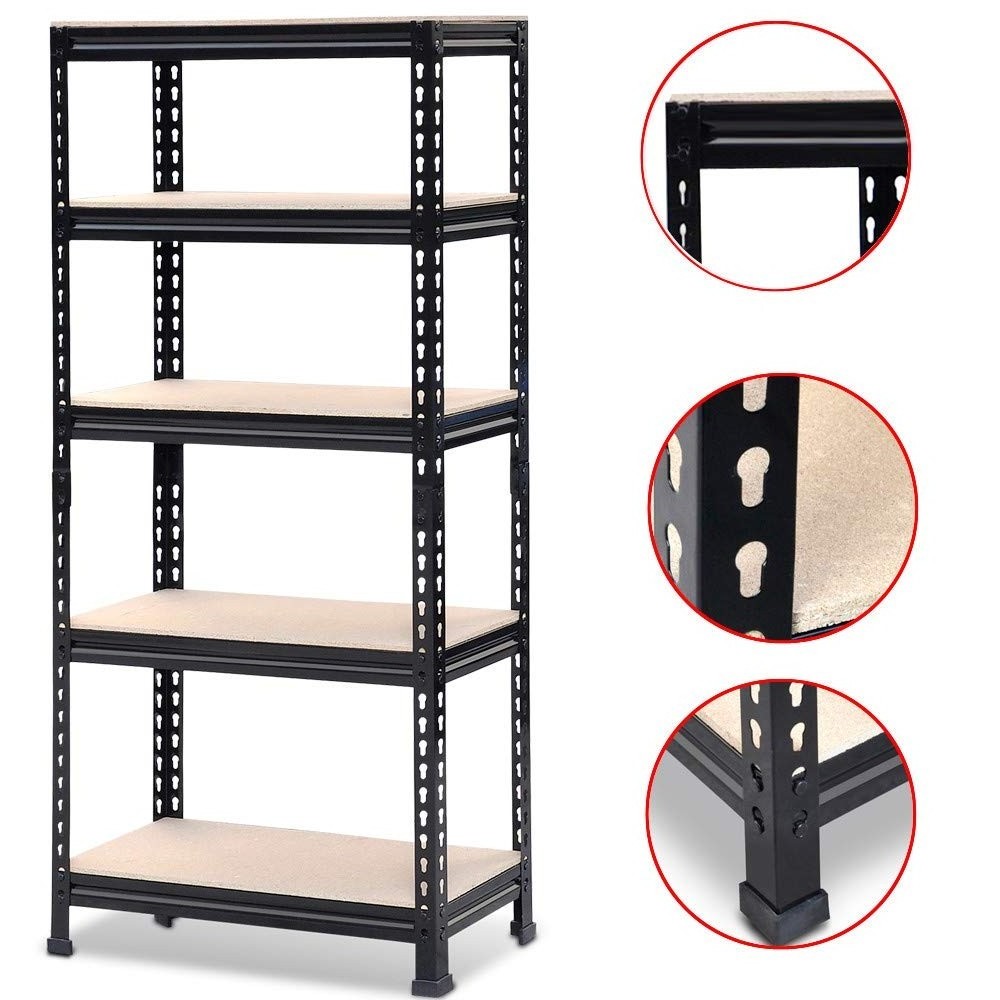 Stainless Steel Commercial Rack Storage Shelf Movable Modular Shelf Organization