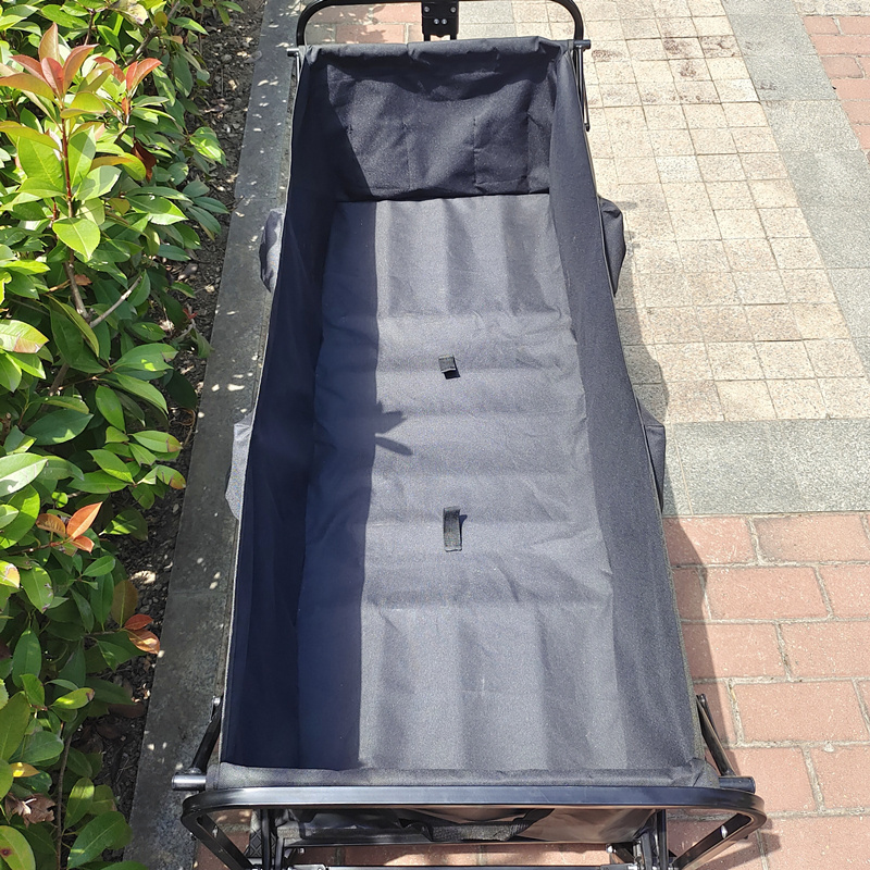 Practical Foldable Garden Carrello Utility Beach Trolley Collapsible Folding Wagon