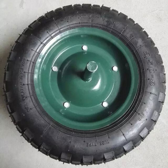 pneumatic rubber WHEEL 3.50-8 wheel barrow tire and tube