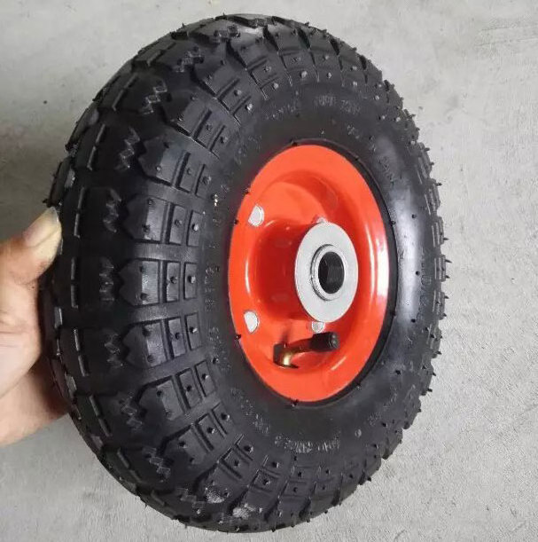 pneumatic rubber WHEEL 3.50-8 wheel barrow tire and tube