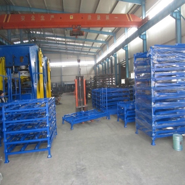 Heavy duty Tire rack stacking warehouse storage steel pallet tire rack