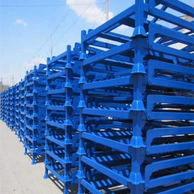 Heavy duty Tire rack stacking warehouse storage steel pallet tire rack