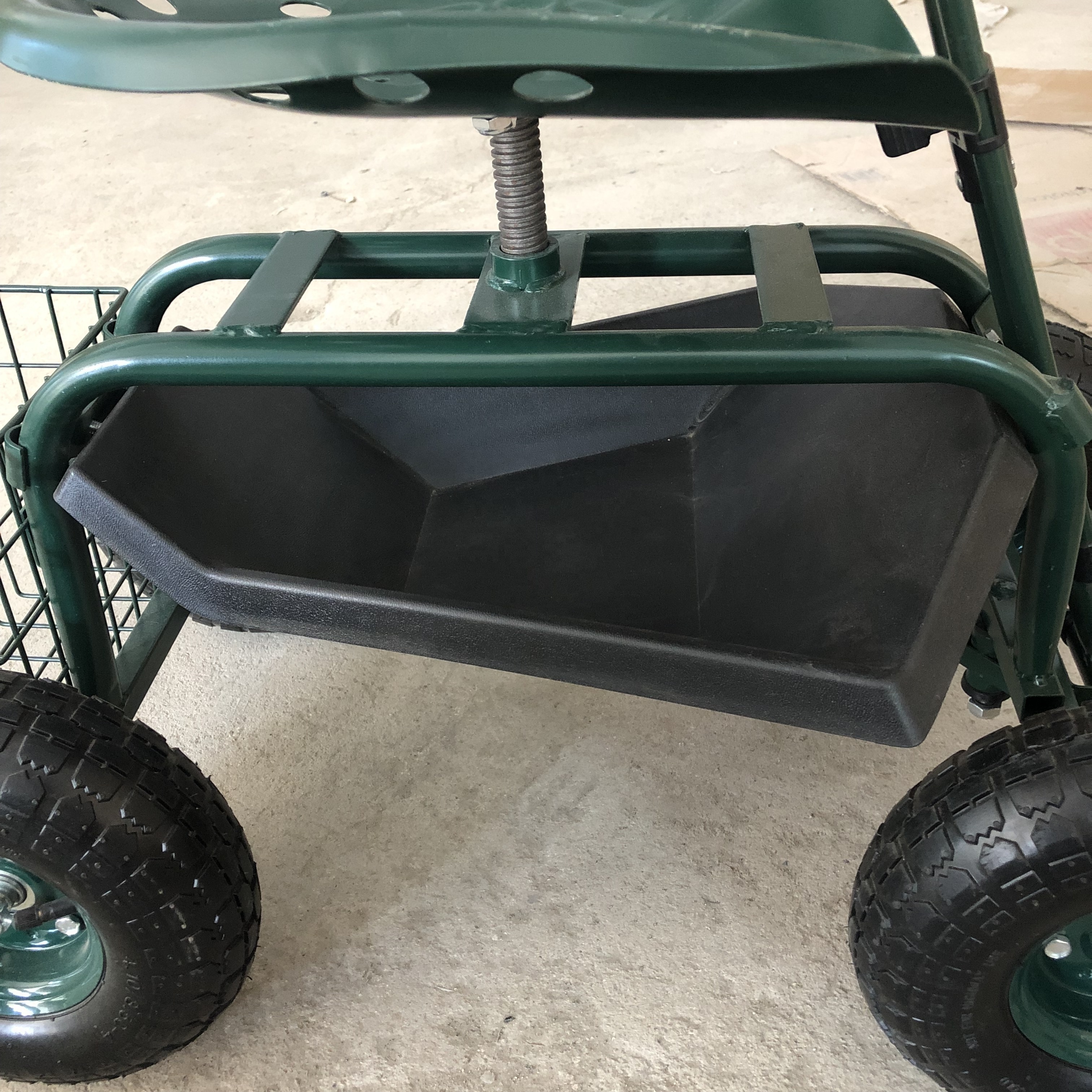 Heavy duty seat cart garden cart green cart wagon