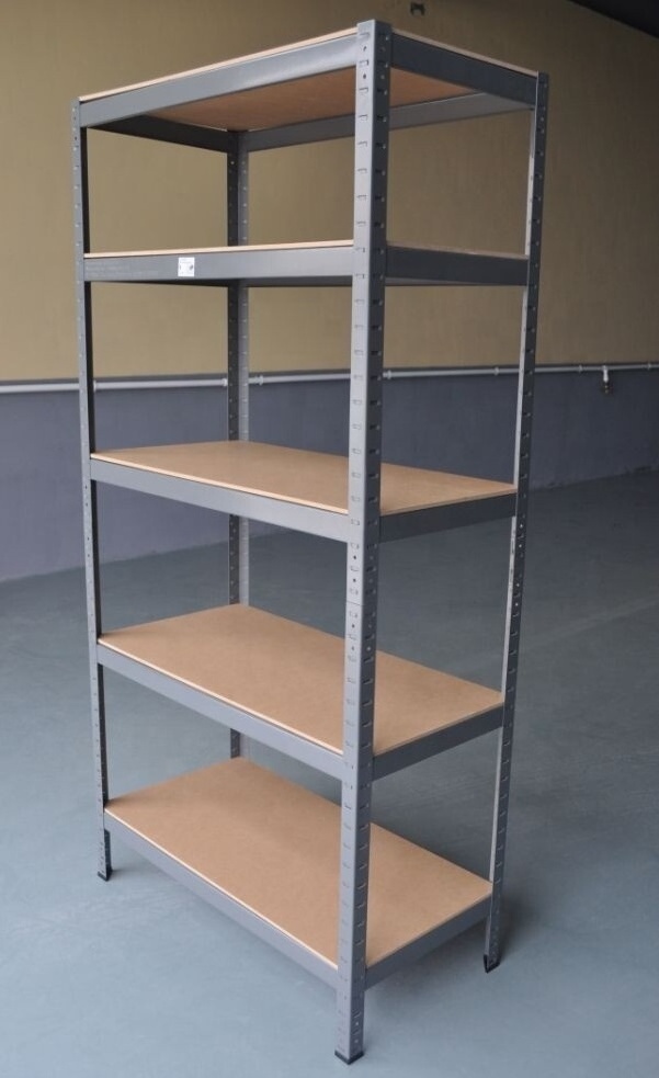 Light Duty Boltless Shelving Racking System rivet 5 layer shelving