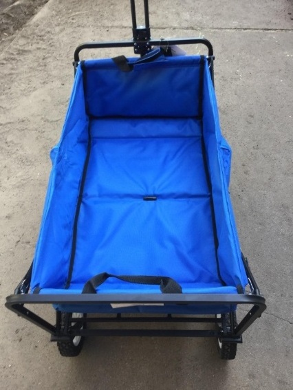 Easy transport 4 wheels push folding wagon cart outdoor