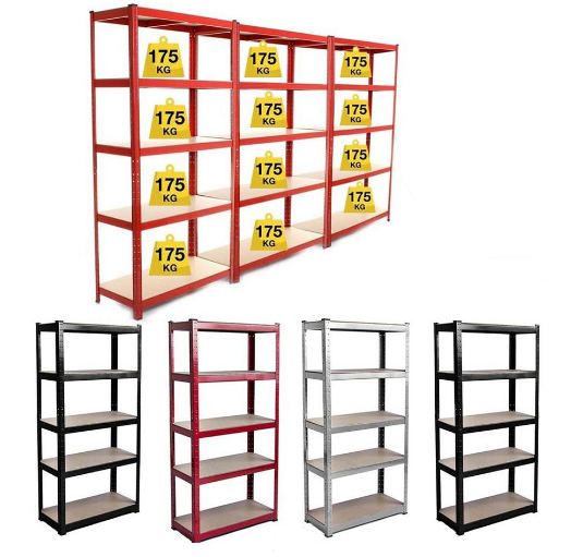 Heavy Duty Metal Storage Shelving Racks Basement Rack Metal Storage Shelves Garage Shelving Unit