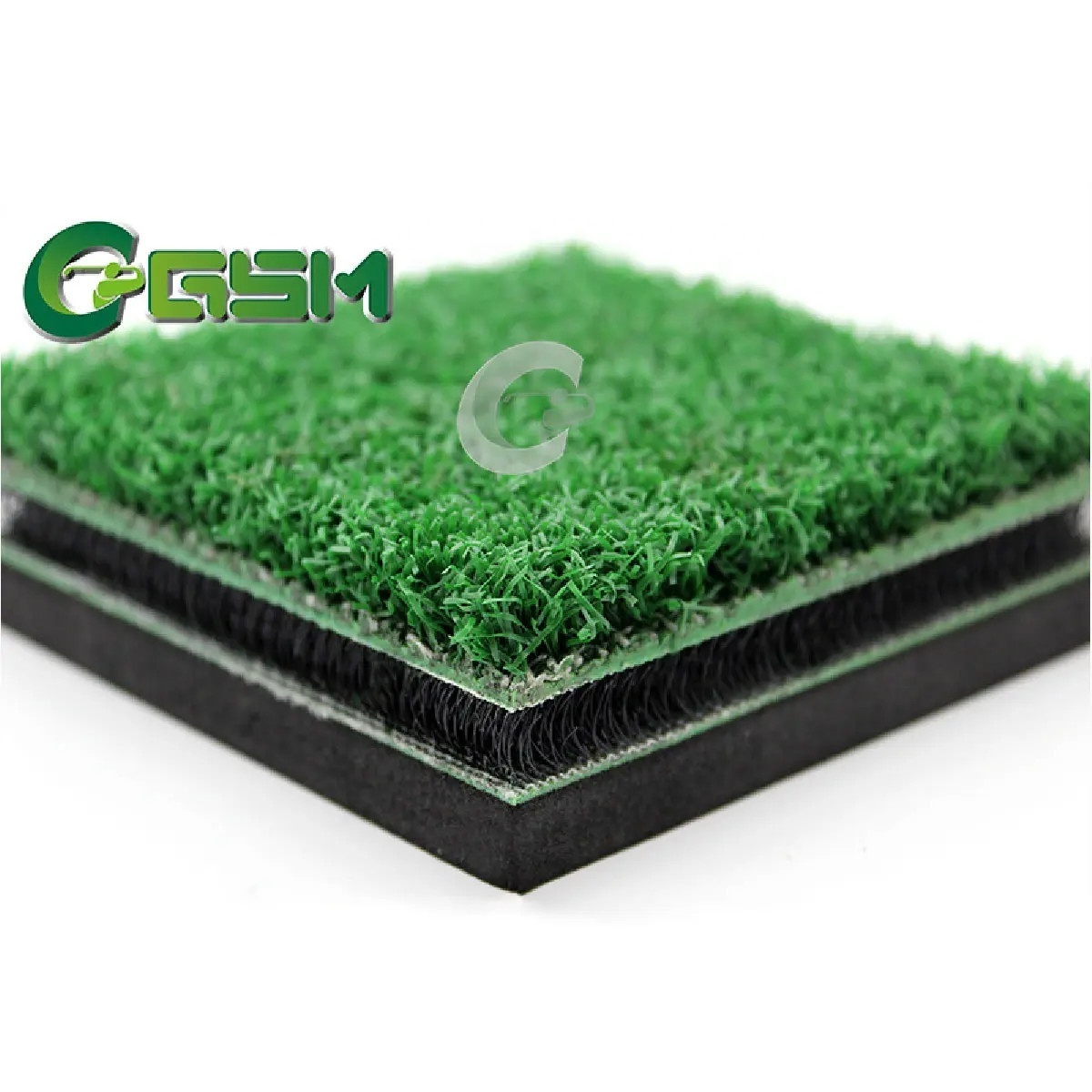 Eco-friendly glue waterproof 3D mini outdoor and indoor golf standing and hitting practice mats