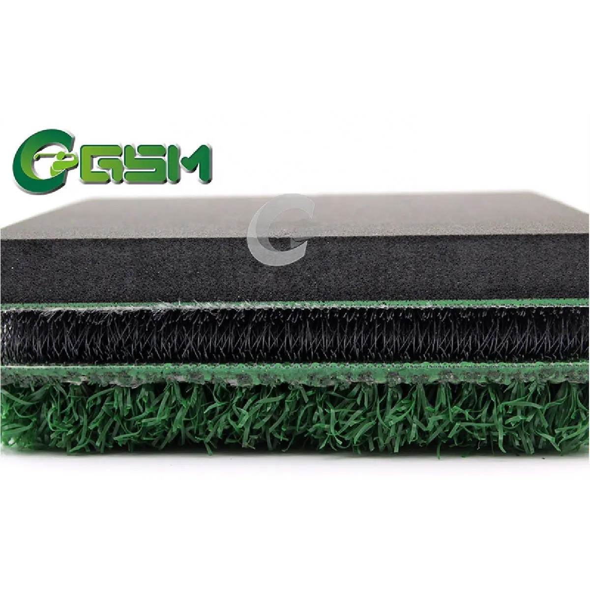 Eco-friendly glue waterproof 3D mini outdoor and indoor golf standing and hitting practice mats