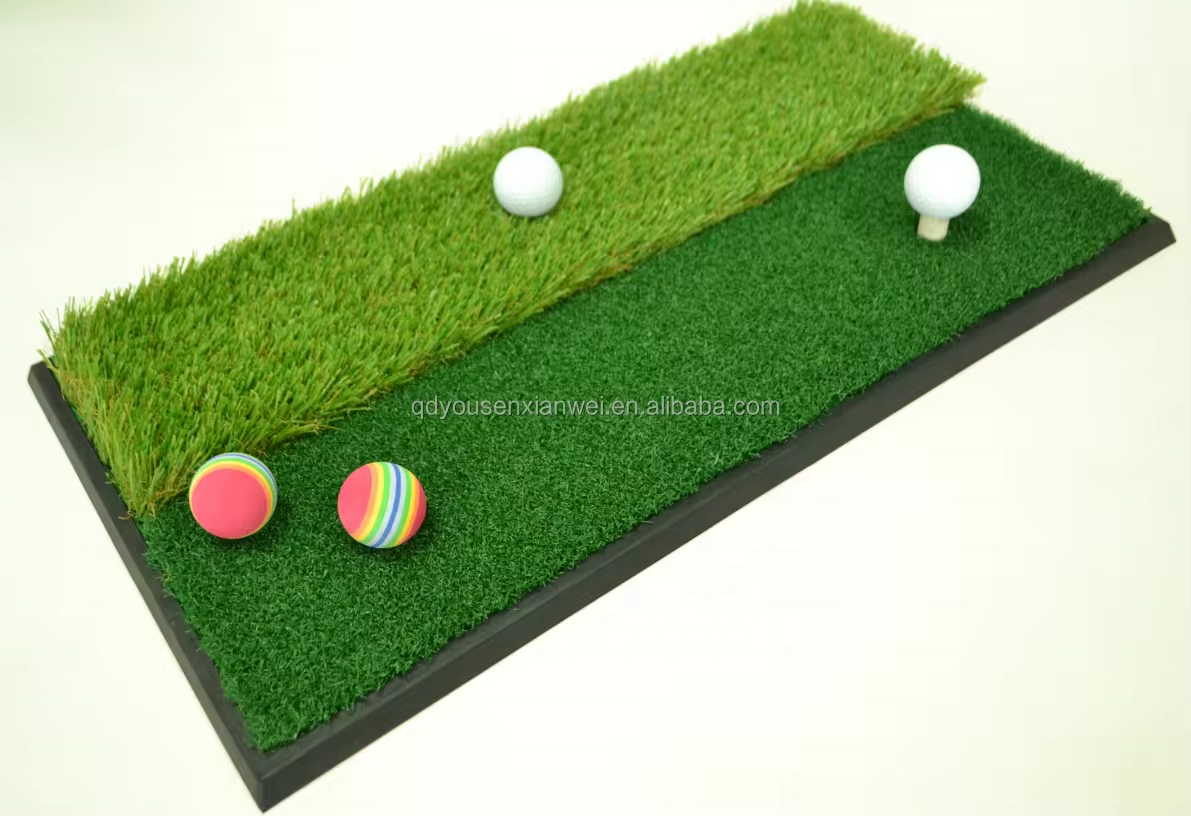 Nylon crimp and pe artificial grass private practicing mats