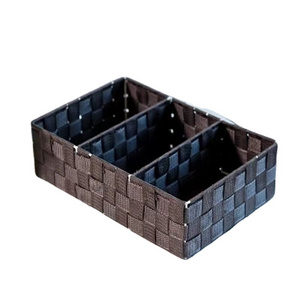 Wholesale multi-specification woven nylon with desktop storage and finishing baskets, drawer storage baskets