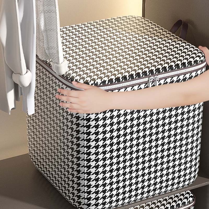 Large Linen Fabric Laundry Hamper Baskets Organizer Collapsible Storage Box Handle for Foldable Cloth Clothes Organizer 20 Pcs