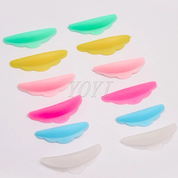 Top Quality Soft Eye Lash growth Lift Shields Perm Silicone Eyelash Perming Curler Silicone Eyelashes Perm Pad