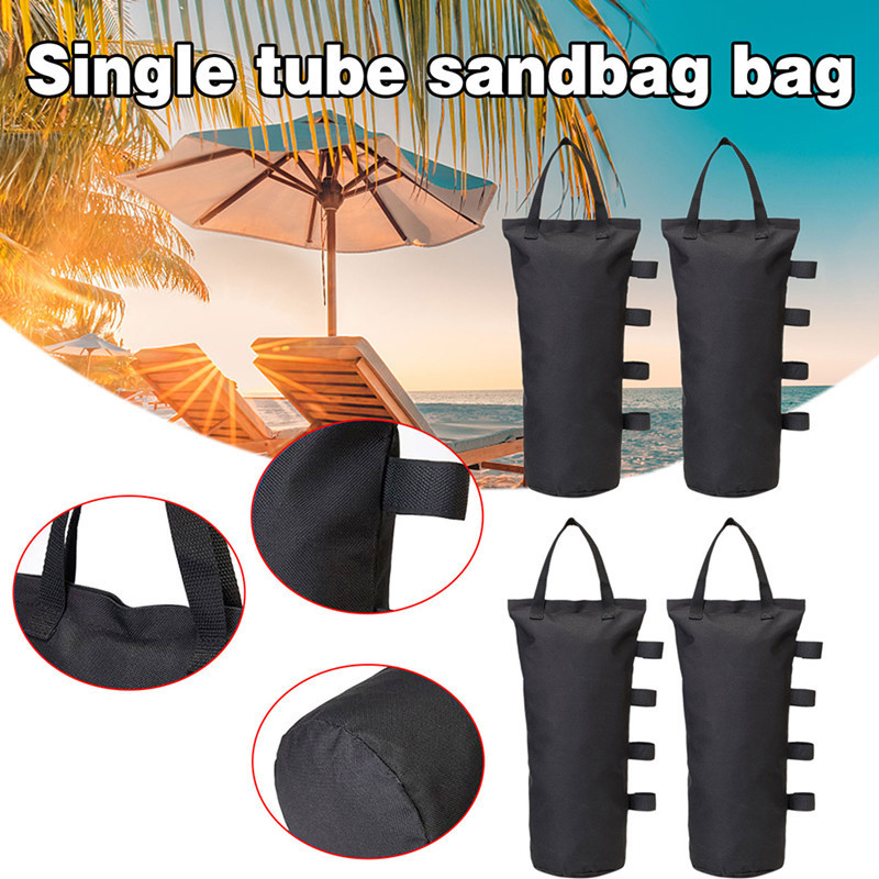 Water/sand filled fixed bag outdoor folding pop up tent Awning Canopy feet Parasol bag Large Capacity windproof weight sandbag