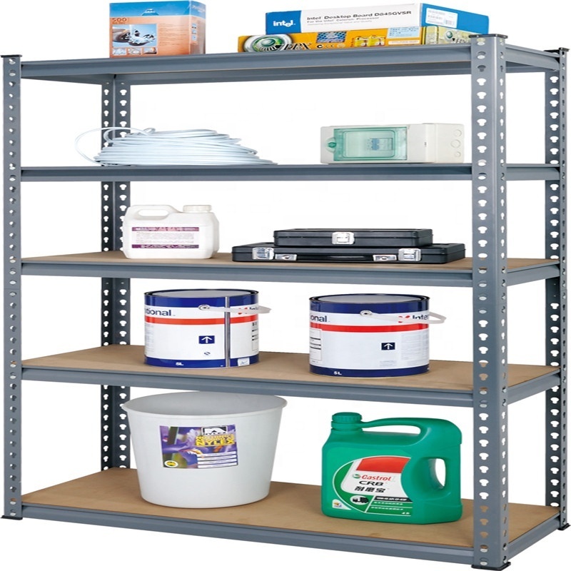 Heavy Duty Muscle Rack Household Rack Protection Racks 5 Tier Steel Sheet Mdf Adjustable Shelving For Garage