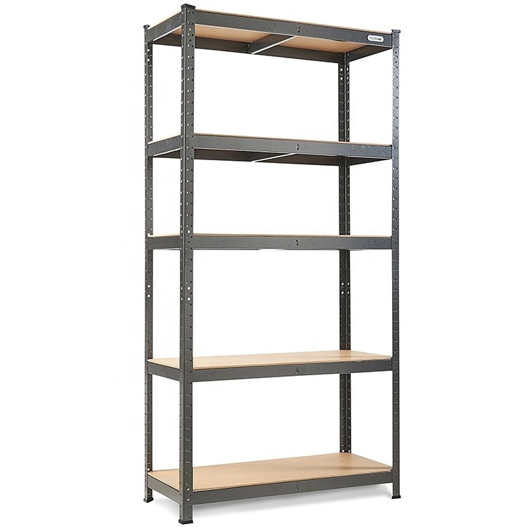 Easy-install Adjustable 5 Layers Metal Storage Shelf Rack