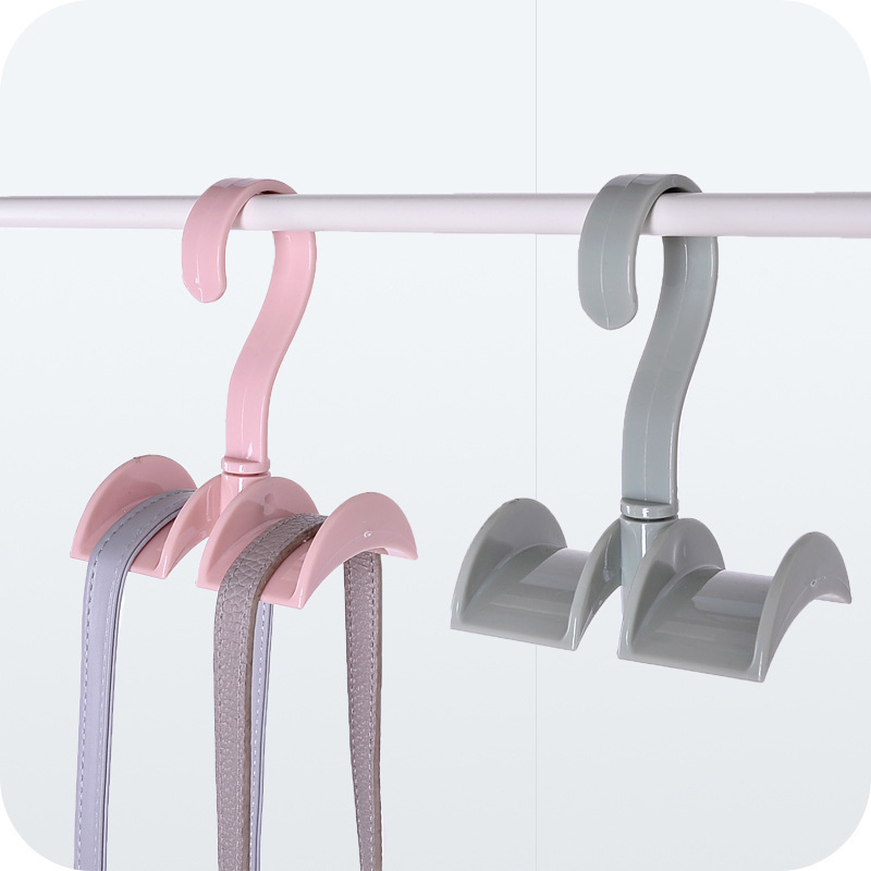 Innovative 360-degree rotating wardrobe hooks Rotating bathroom towel storage hooks Organizer plastic