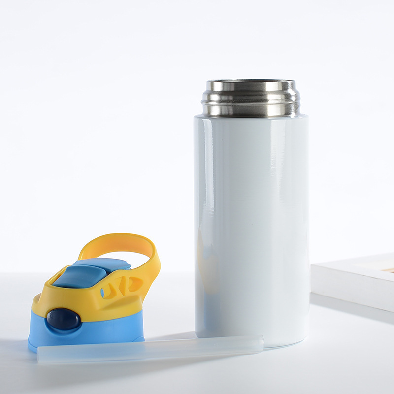 Thermosublimation 304 stainless steel straight body thermos cup Student cup Thermotransfer coating children's sippy cup