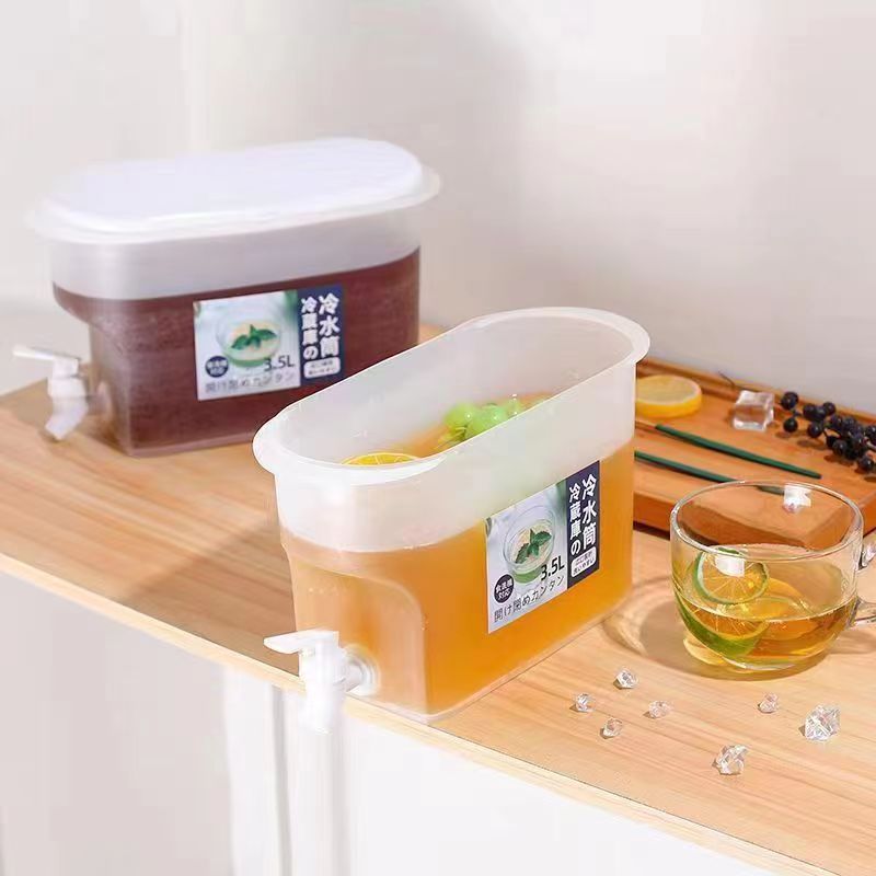 tea kettle faucet ice juice black tea water fridge storage box cold drink dispensers plastic cold water jug kettle