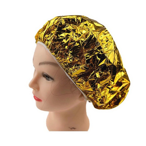 shower cap aluminum foil waterproof bath hoods disposable shower caps baking cap