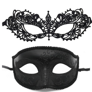 party mask lace mask explosion set combination party party personality european headwear eye mask