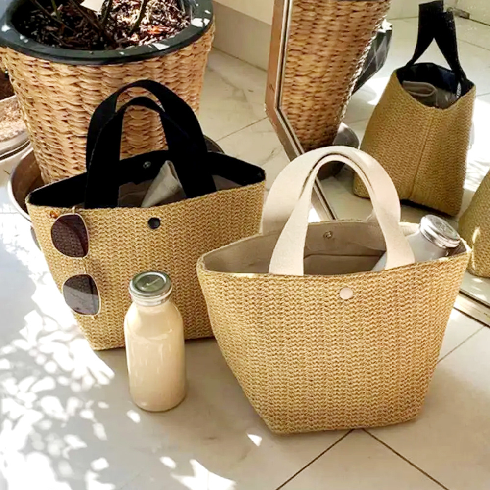 2023 High Quality New Style Trend Bolsos De Mujer Light Beach Bags Easy To Carry Luxury Handbag Straw Bag