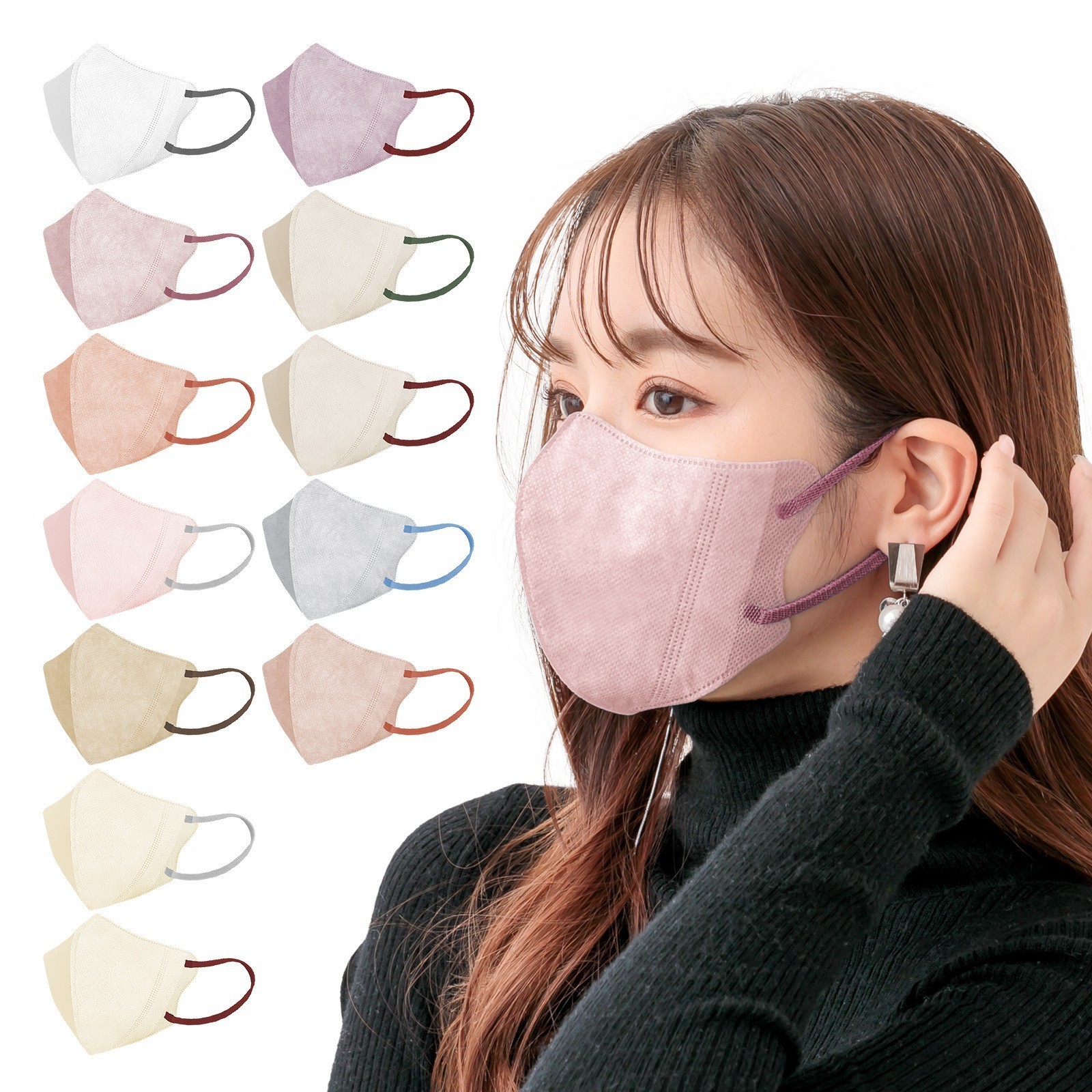 Face protect Three-Layer Safety Dust Rush Respirator Poppers Tapabocas salon mask face shield half mask respirator