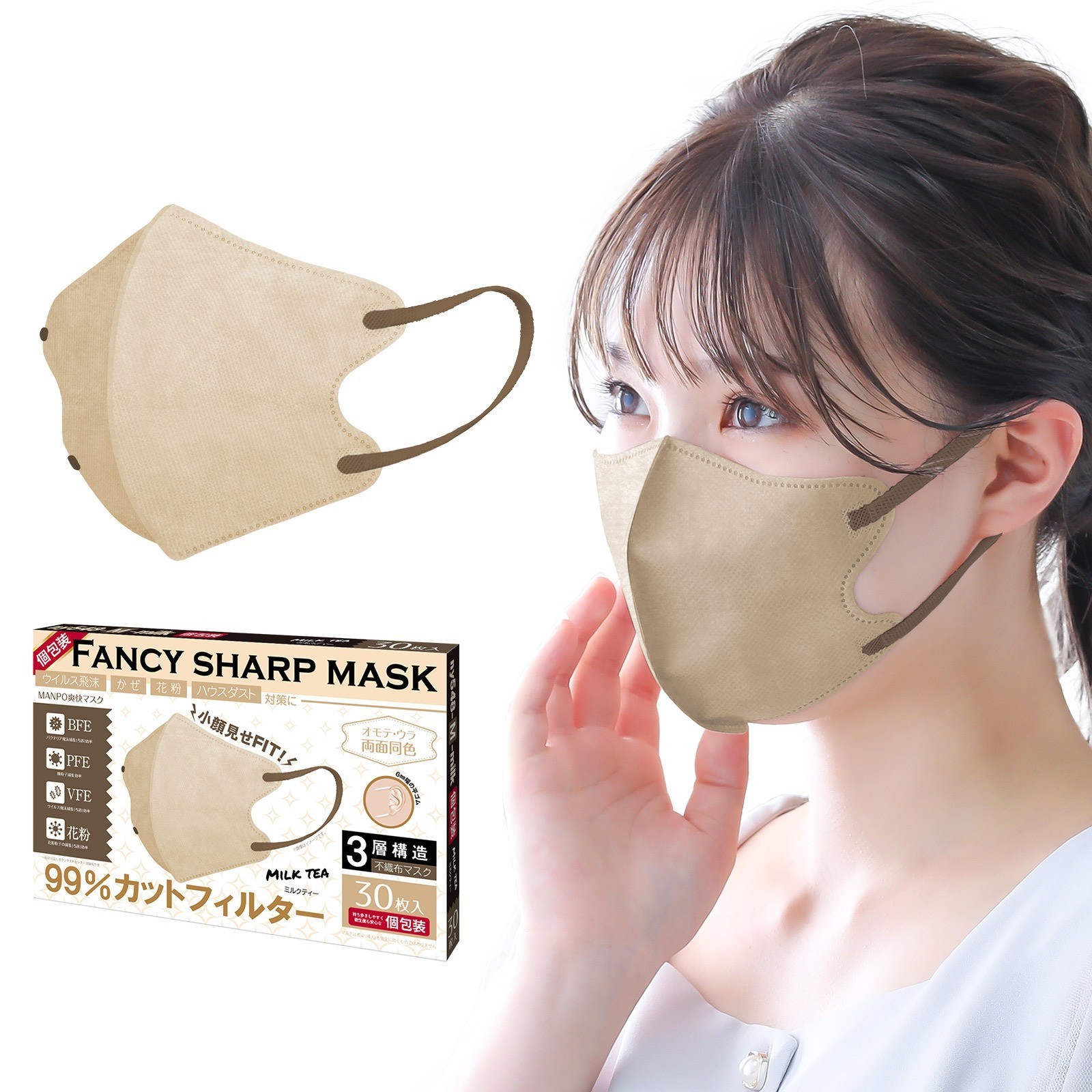 5D Disposable Face Shield half nose air mask filter respirator Breath Air Nose Protection mask about dust for the face