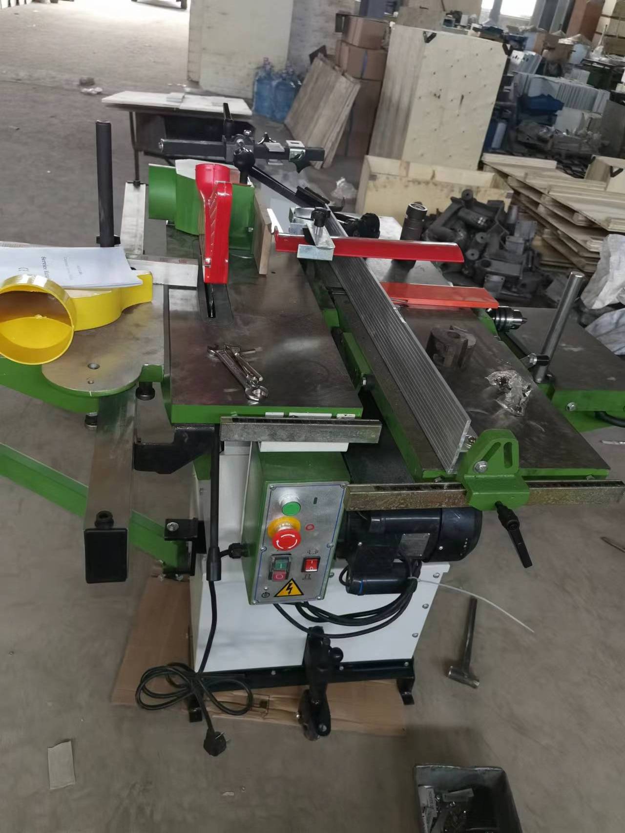 Five functions all in one woodworking planer  woodworking drilling machine woodworking sawing machine