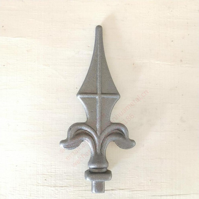 Wrought iron spear point for fence and gate