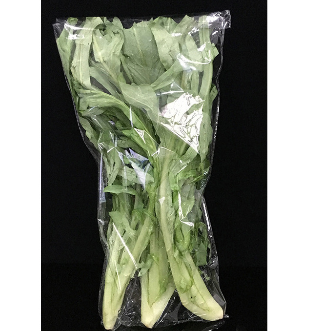 Transparent opp micro perforated plastic lettuce bag for vegetables