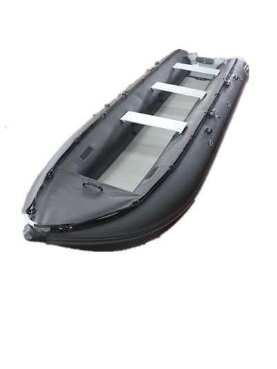 2 Persons 370 Fishing Boat Kaboat Black Inflatable Kayak