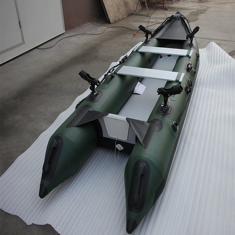 high quality  Green kayak fishing boat390cm  and kayak with kayak motor electric for sale