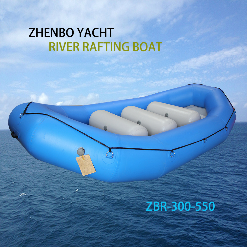 3.8m Whitewater Raft Self Bailing With Bottom Strengthened With Rubbing Plates Rafting Boats