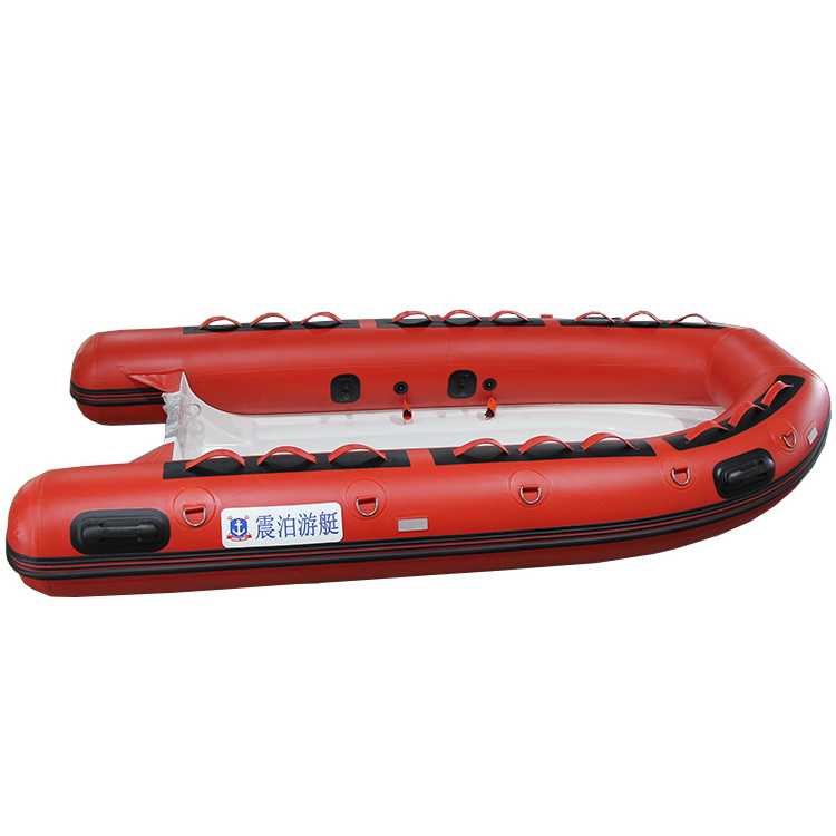 Inflatable glass bottom boat 300A rigid high quality inflatable fishing boat