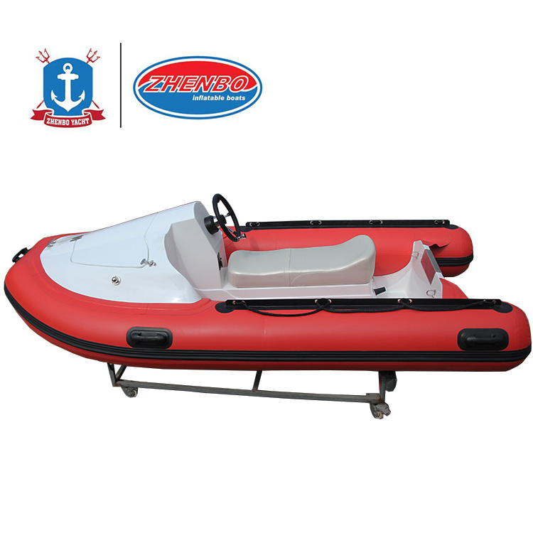 Hot sale Mini rib boat water entertainment inflatable jet ski boat 3.3m 3.6m 3.9m