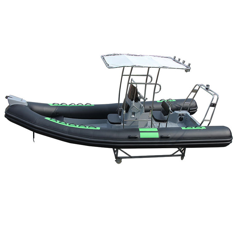 19 ft  Sofa Inflatable Boat 5.8m Rib Boat Hypalon 12 capability  rubber passenger boat