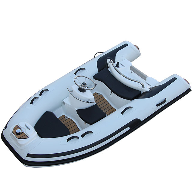 Hot sale 300 rib boat 10 ft Fiberglass hull PVC Hypalon RIB Boat with center console and seat