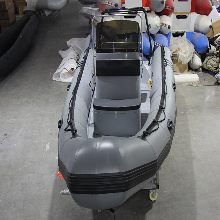 Wholesale customization 12 capability 19 ft 5.8m fiberglass hypalon rigid Inflatable boat