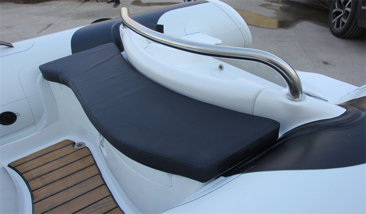 Hot sale 300 rib boat 10 ft Fiberglass hull PVC Hypalon RIB Boat with center console and seat