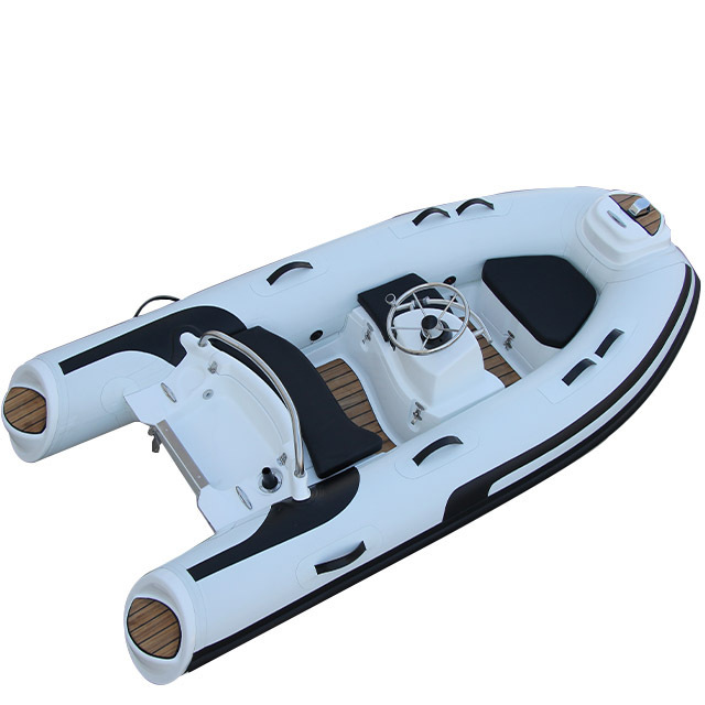 Hot sale 300 rib boat 10 ft Fiberglass hull PVC Hypalon RIB Boat with center console and seat