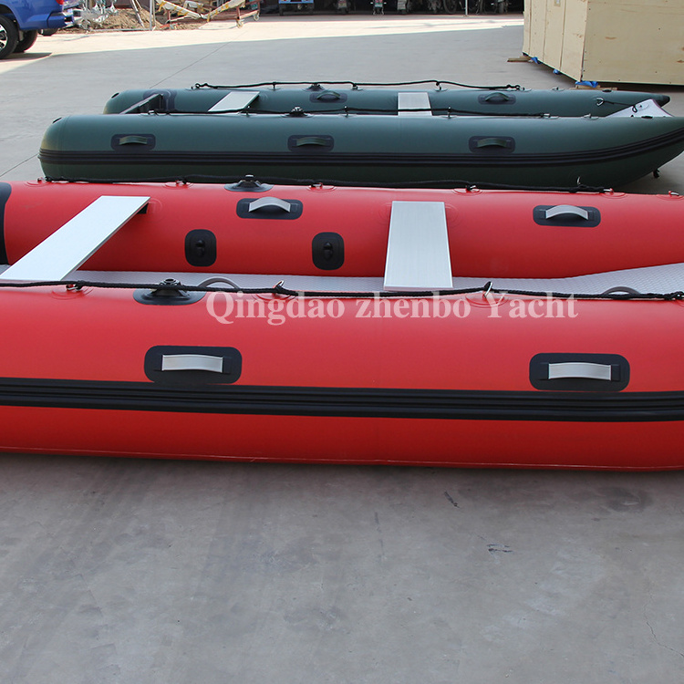 Factory Wholesale Inflatable Catamaran Inflatable Boat Inflatable Dinghy Mini Cat Boat red