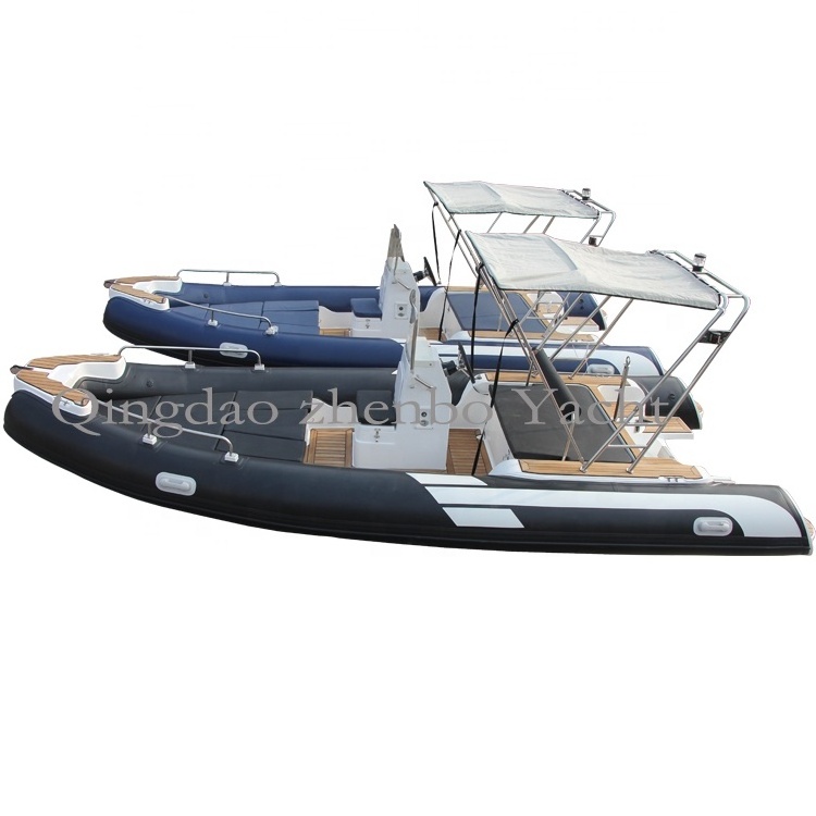 Luxury 5.8m Aluminum Fishing Yacht 19FT 580 Speed Boat Hardtop Fly Bridge High Performance 19FT Luxury Yacht Outboard Fiberglass