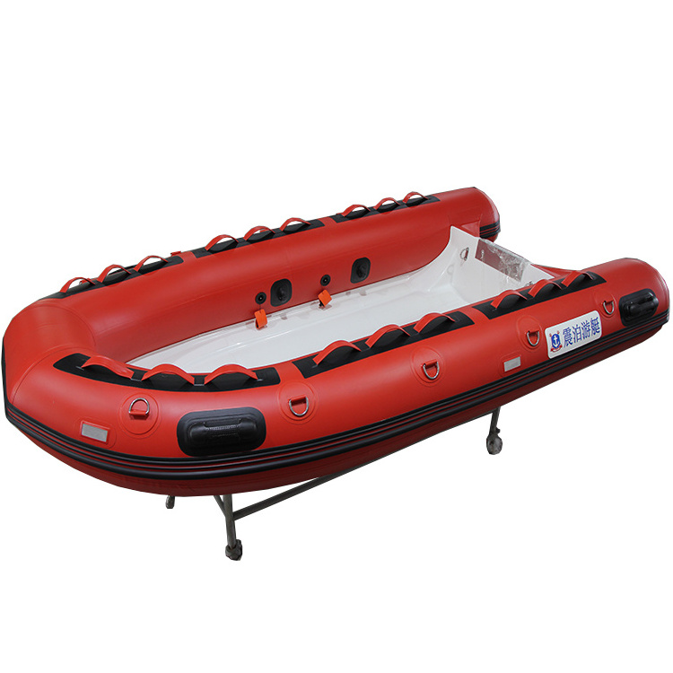 Inflatable glass bottom boat 300A rigid high quality inflatable fishing boat