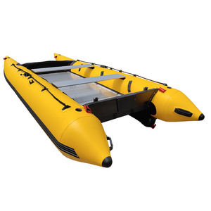 Hypalon 4.8m high speed inflatable boat catamaran made in China Supplier C-480