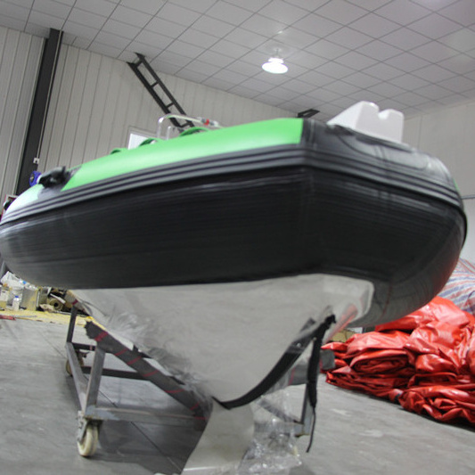 4.3m Fiberglass Fishing RIB Boat With CE Certificate PVC/Hypalon Pontoon 430 RIB430