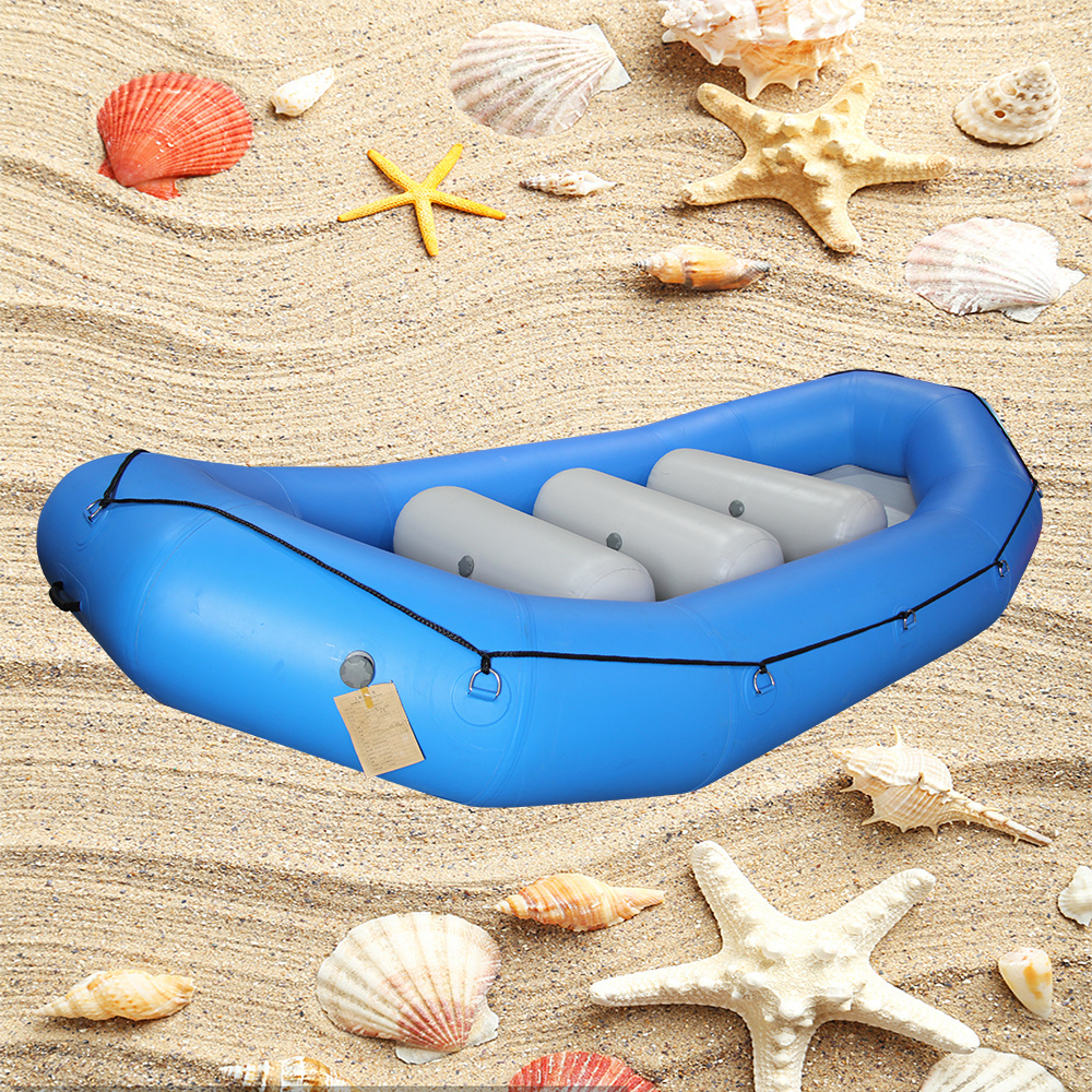 3.8m Whitewater Raft Self Bailing With Bottom Strengthened With Rubbing Plates Rafting Boats