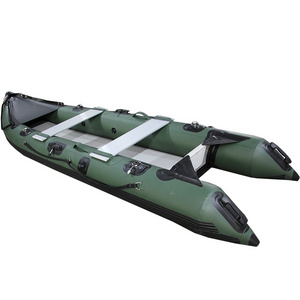 high quality  Green kayak fishing boat390cm  and kayak with kayak motor electric for sale