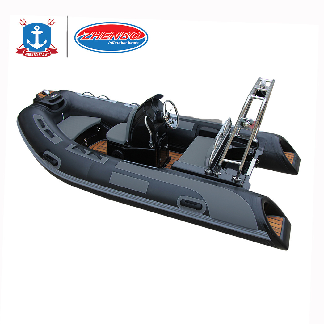 Zhenbo 340 Rib Luxury Boats 2 Persons Speed Foldable Rib Boat With Orca Hypalon Tubes Rib-340C