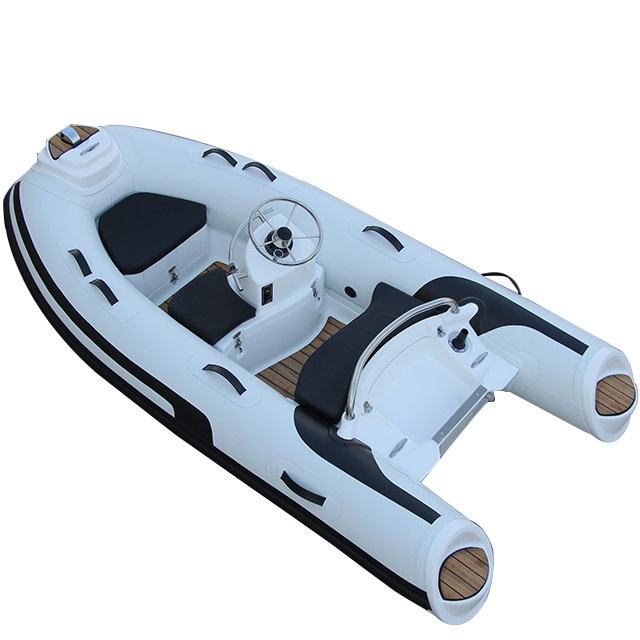 Hot sale 300 rib boat 10 ft Fiberglass hull PVC Hypalon RIB Boat with center console and seat